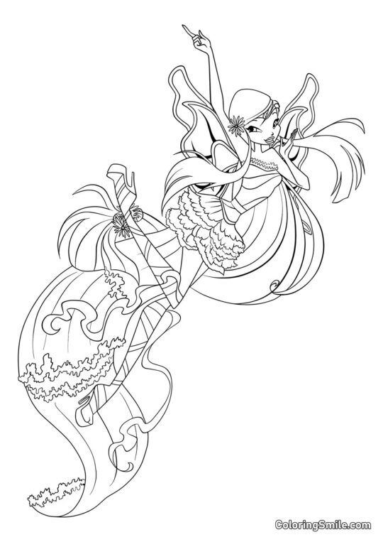 Winx Musa Harmonix - Page de Coloriage