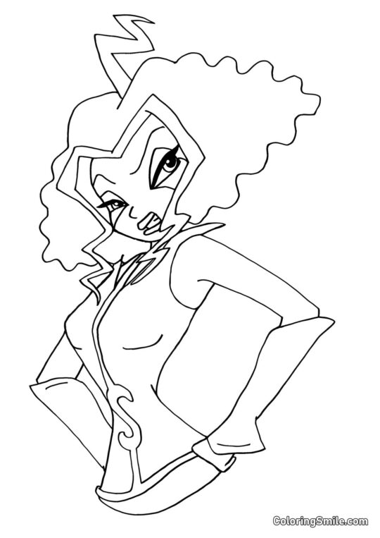 Stormy Comme d&rsquo;Habitude de Mauvaise Humeur - Page de Coloriage