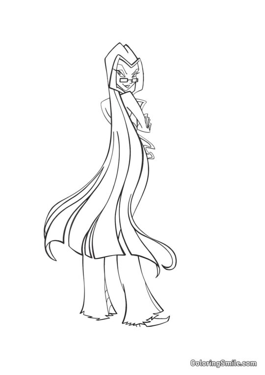 Darcy Hypnotise - Page de Coloriage