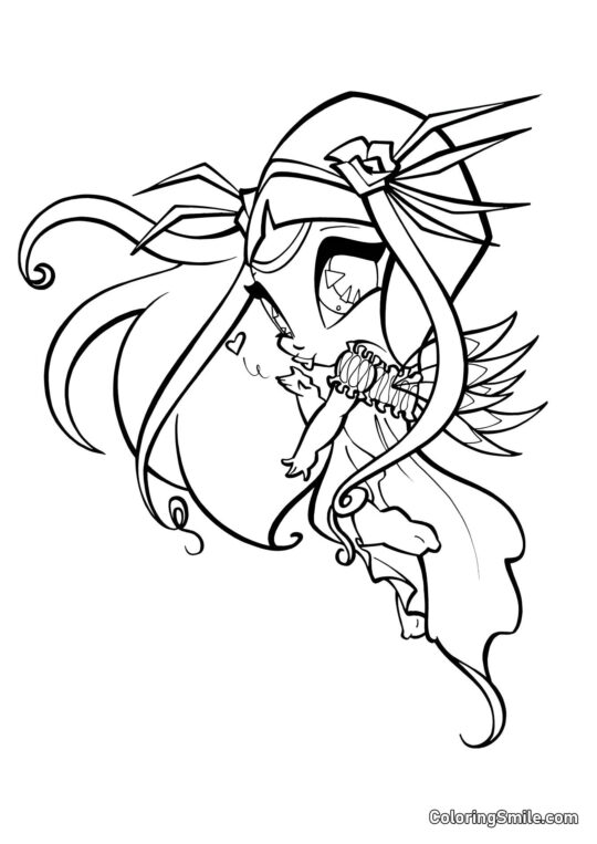 Pixie Amore - Page de Coloriage