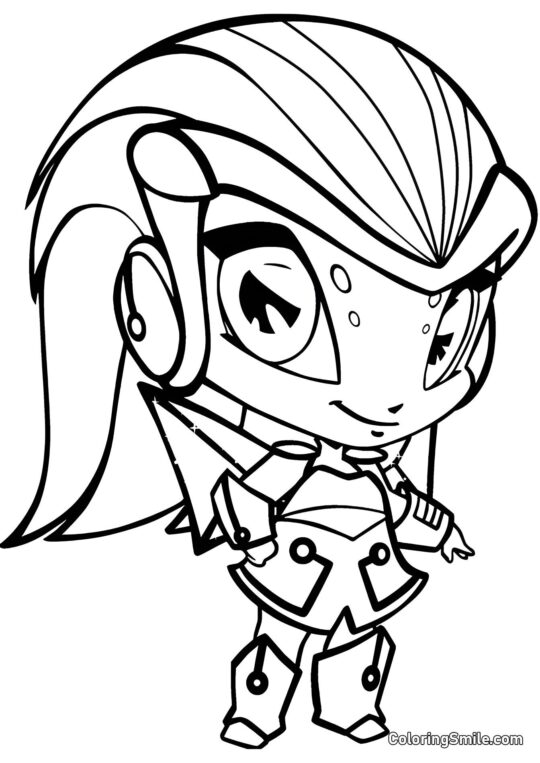 Pixie Digit - Page de Coloriage