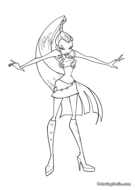 Icy en Colère - Page de Coloriage