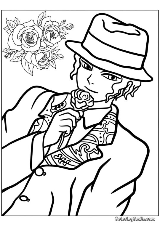 Muzan Kibutsuji - Page de Coloriage