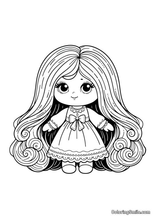 Poupée de mode pour bébés Poupée de mode pour bébés - Page de Coloriage