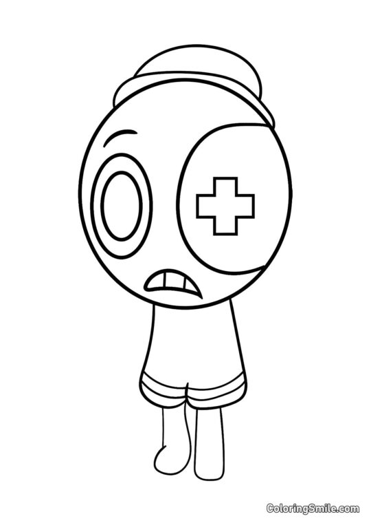 Astro du Monde de Dendy - Page de Coloriage