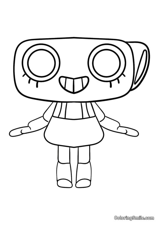 Shelly du Monde de Dendy - Page de Coloriage