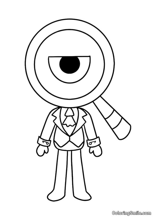 Roger du Monde de Dendy - Page de Coloriage