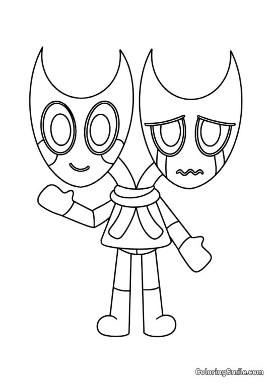 Razzle et Dazzle du Monde de Dendy - Page de Coloriage