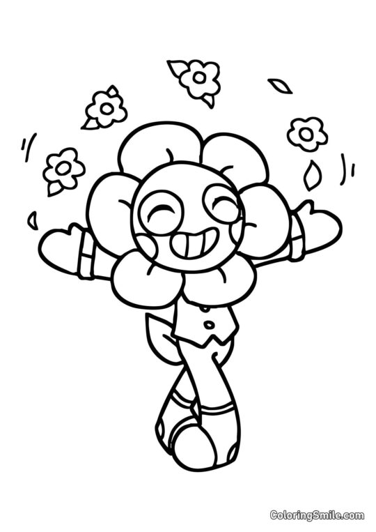 Dendy Heureux - Page de Coloriage