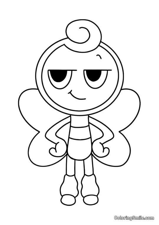 Glissen du Monde de Dendy - Page de Coloriage