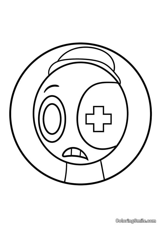 Portrait d&rsquo;Astro du Monde de Dendy - Page de Coloriage