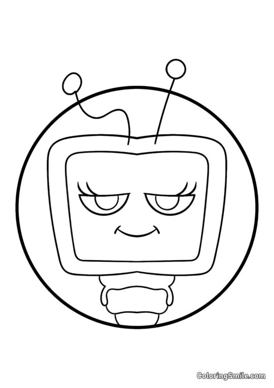 Portrait de Vi du Monde de Dendy - Page de Coloriage