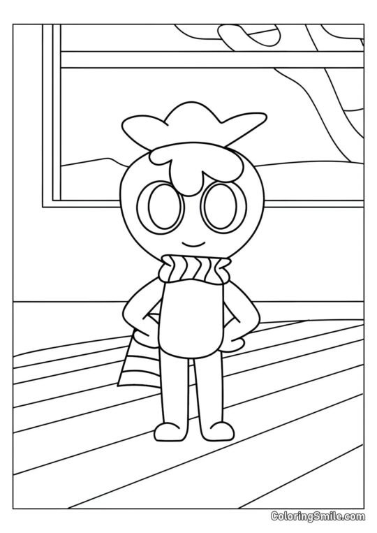 Pousse du Monde de Dendy - Page de Coloriage