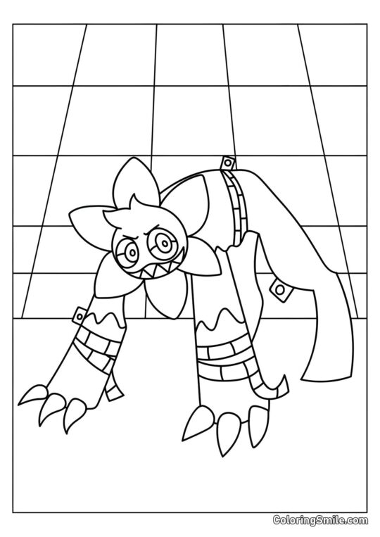 Dendy Tordu - Page de Coloriage