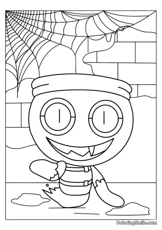 Finn Tordu du Monde de Dendy - Page de Coloriage