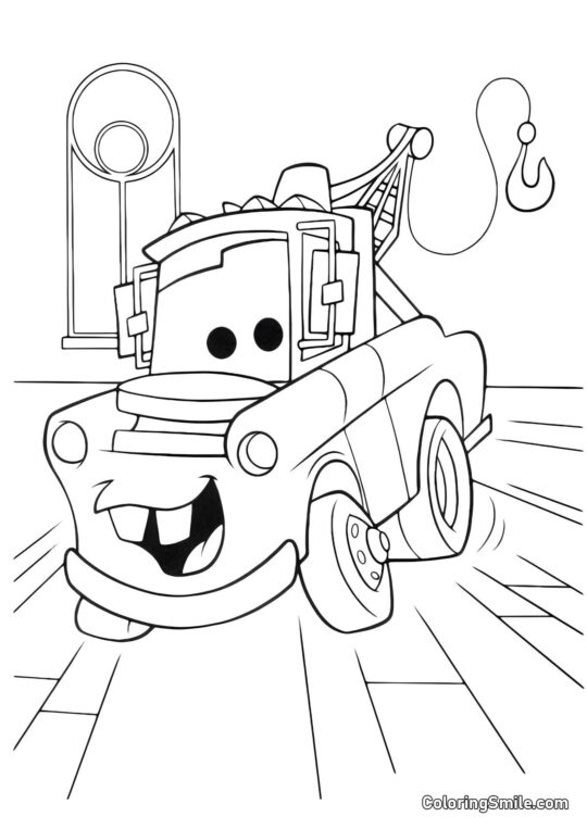 Mater avec un crochet - Page de Coloriage
