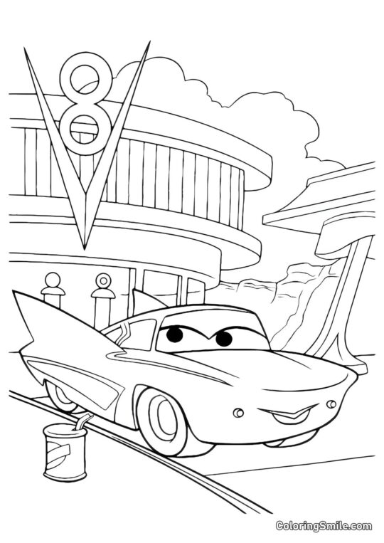 Flo - Page de Coloriage