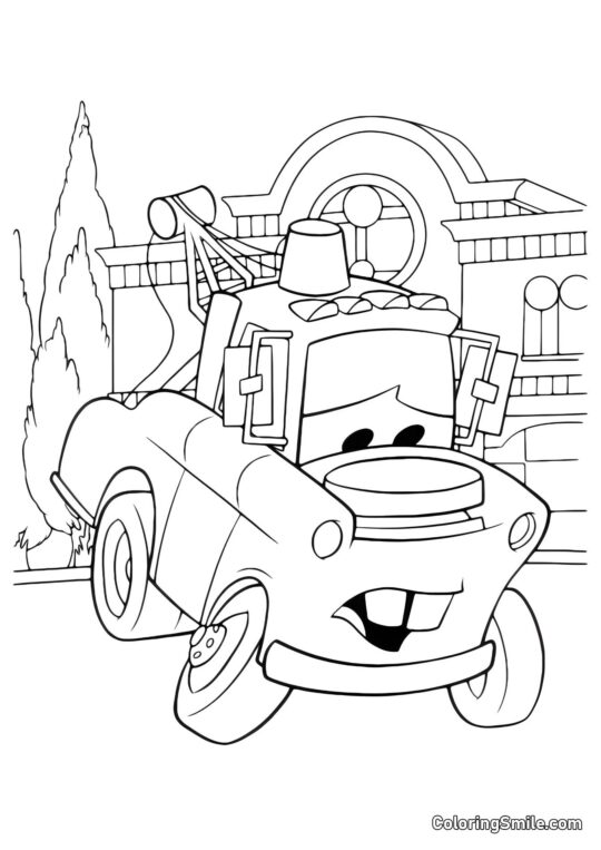 Mater triste - Page de Coloriage