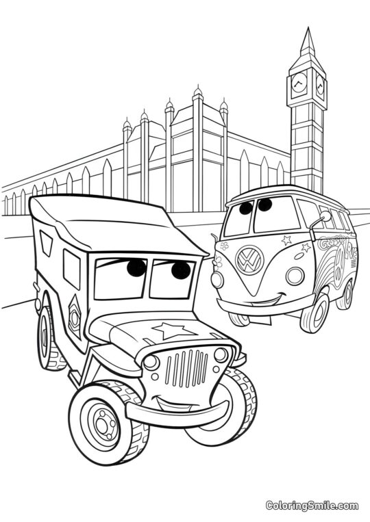 Fillmore à Londres - Page de Coloriage