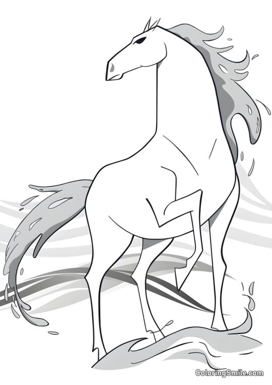 Nokk de Frozen Heart 2 - Page de Coloriage